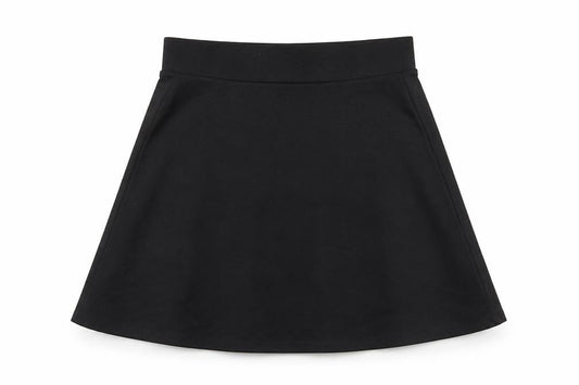 NEXT Girls Black Polyester A-Line Skirt Size 11 Years Regular - Elasticated waist