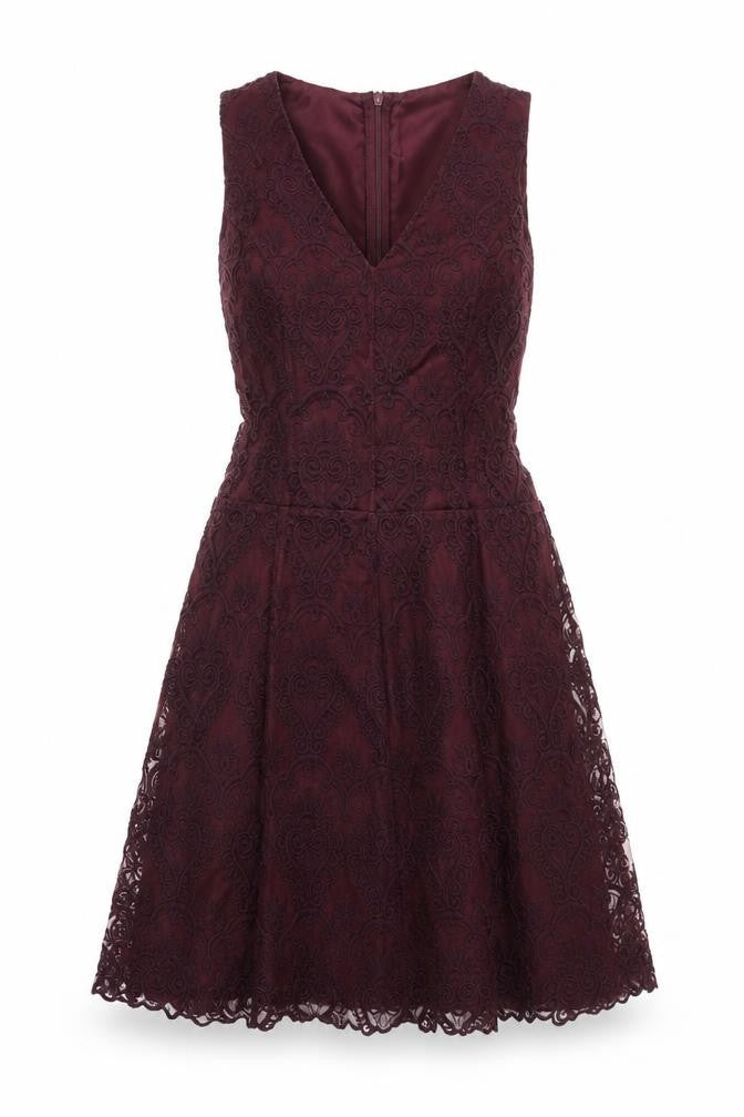 NEXT Womens Purple Chlorofibre A-Line Size 8 Sweetheart