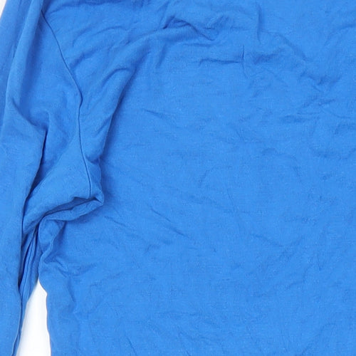 LTS Basics Womens Blue Viscose T-Shirt Dress Size S Sweetheart