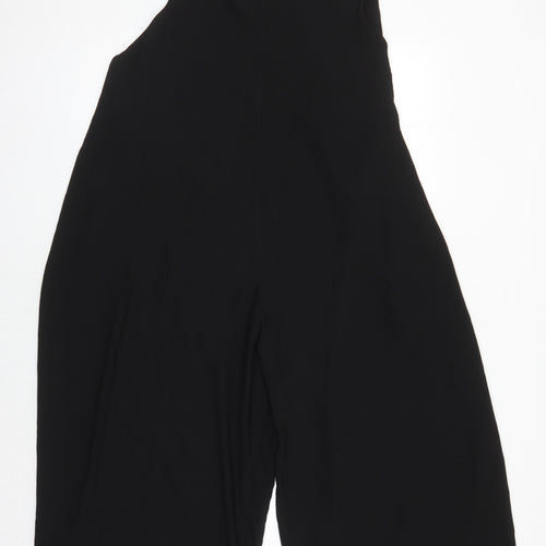 New Look Womens Black 100% Polyester Dungaree One-Piece Size 24