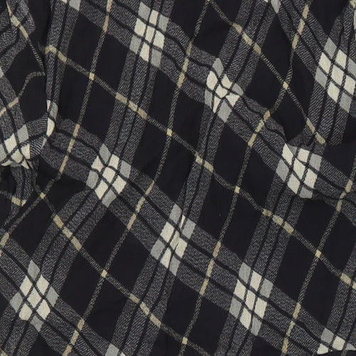 Urban Fitters Womens Multicoloured Check Viscose Tunic Blouse Size XL Collared