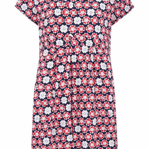 Faithful & True Womens Multicoloured Floral Viscose Shift Size 14 Boat Neck