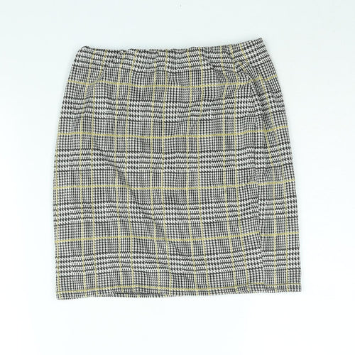 New Look Womens Multicoloured Check Polyester Mini Skirt Size 10