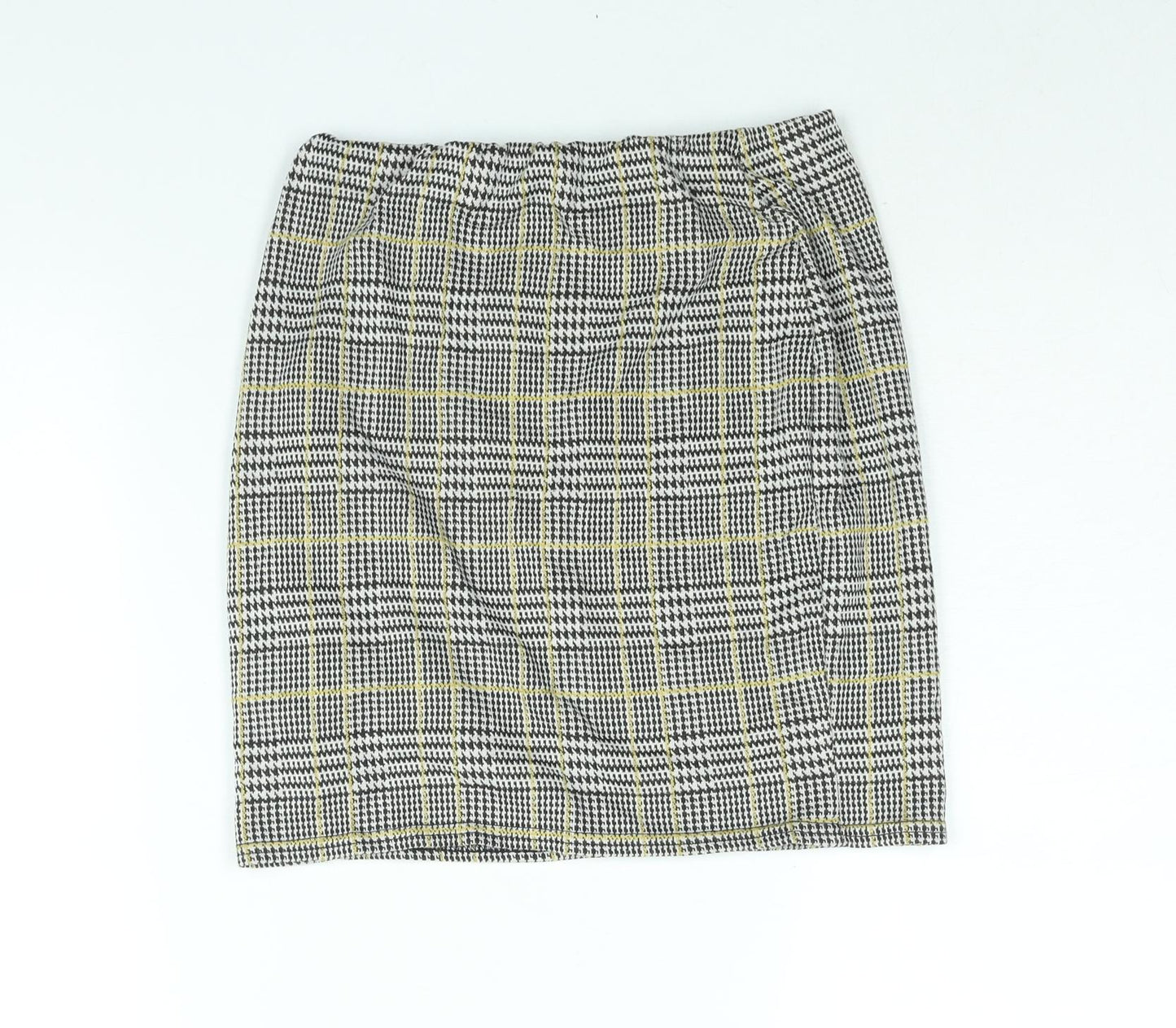 New Look Womens Multicoloured Check Polyester Mini Skirt Size 10