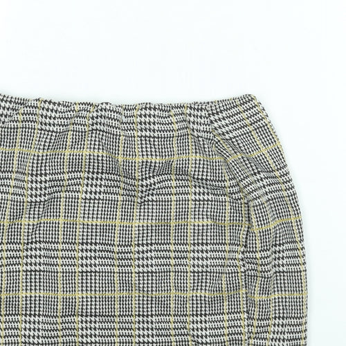 New Look Womens Multicoloured Check Polyester Mini Skirt Size 10