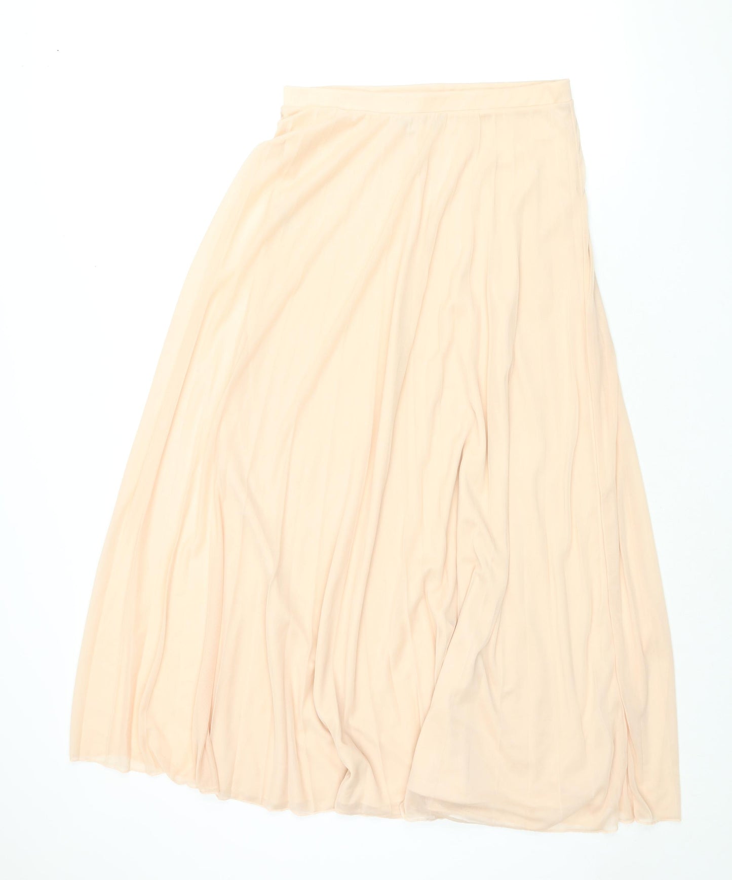 Dorothy Perkins Womens Pink Polyester Pleated Skirt Size 12