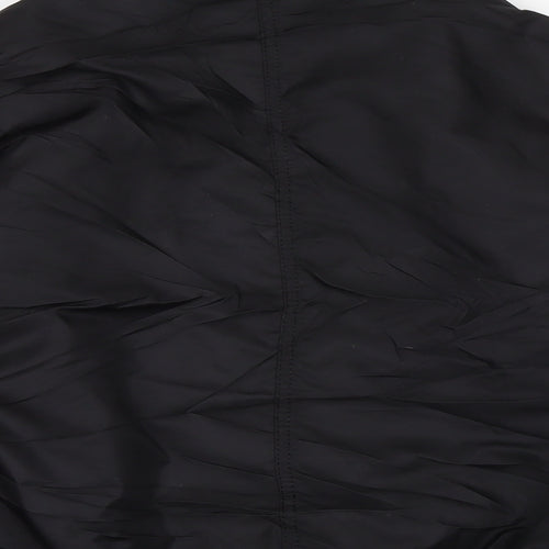 Topshop Womens Black Bomber Jacket Jacket Size 6 Zip