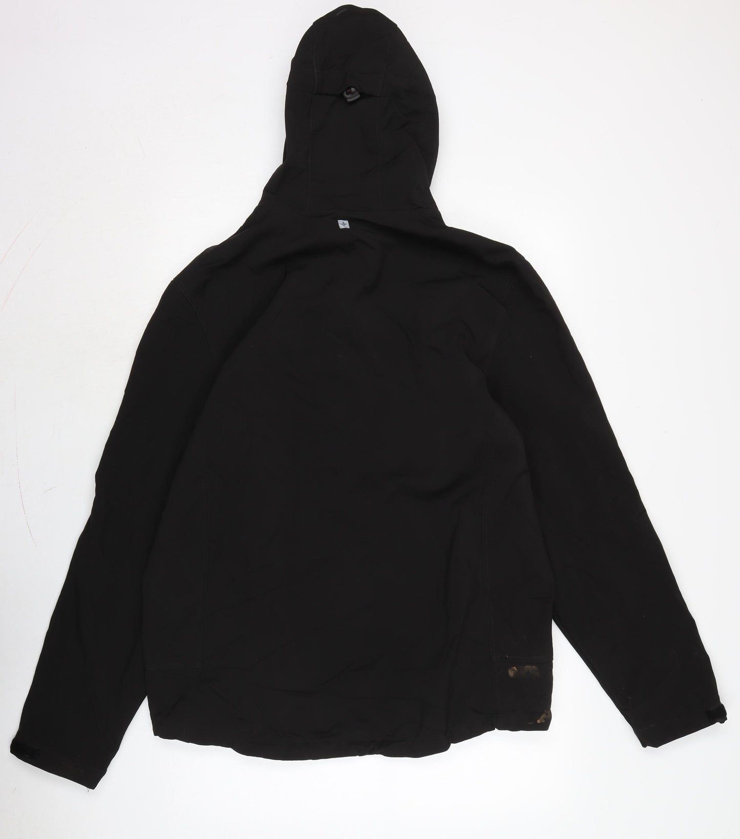 Mountain Warehouse Mens Black Windbreaker Jacket Size L Zip - Softshell.