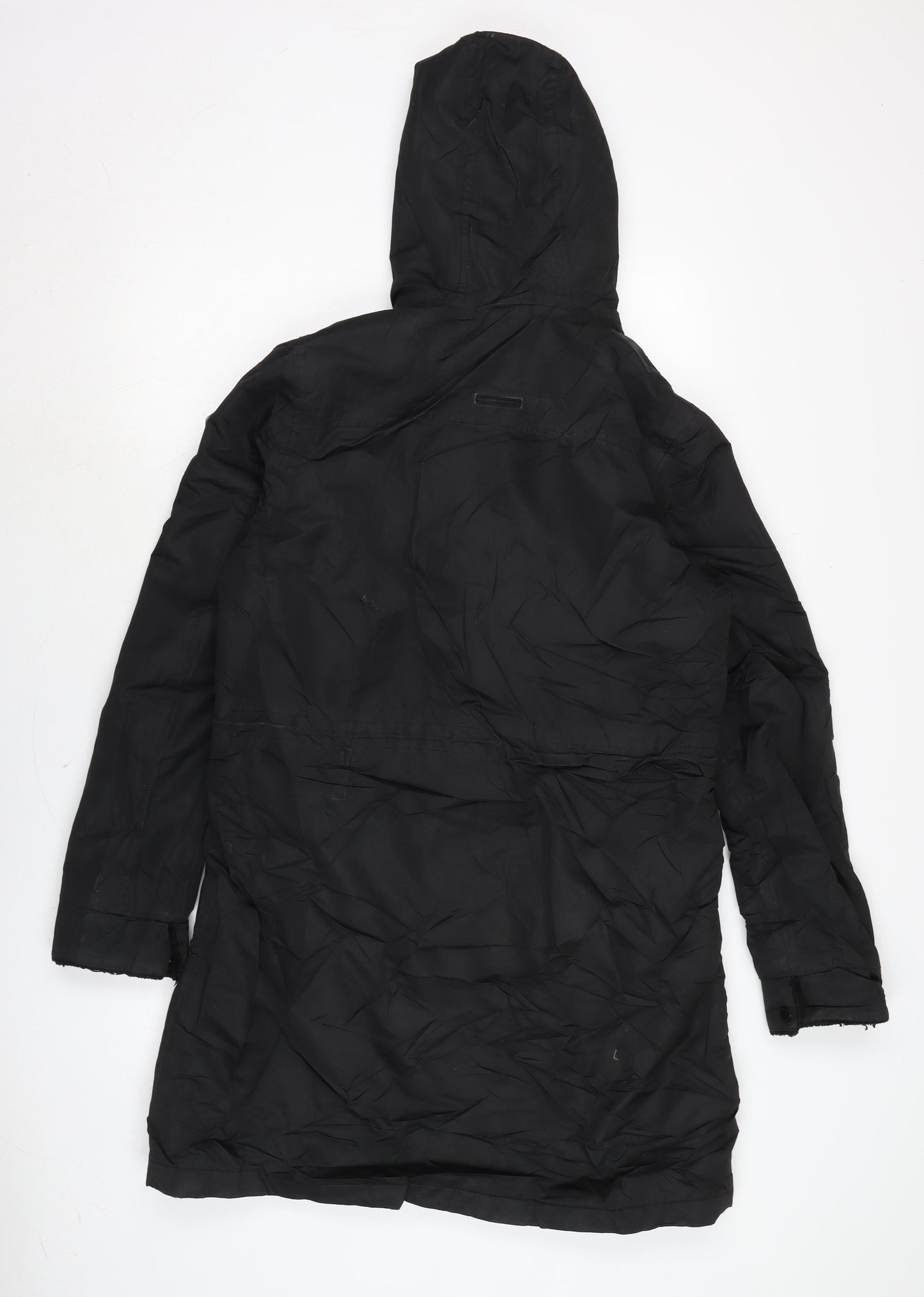 Regatta Womens Black Rain Coat Coat Size 14 Zip