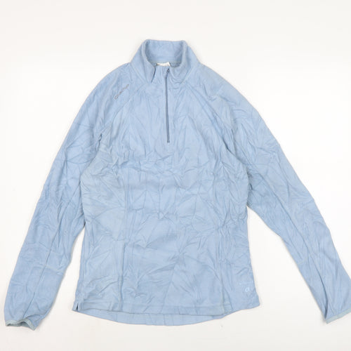 DECATHLON Womens Blue Polyester Pullover Sweatshirt Size M