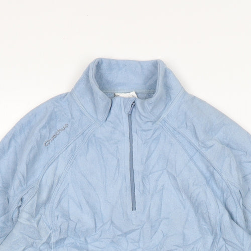 DECATHLON Womens Blue Polyester Pullover Sweatshirt Size M