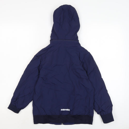 ENERGIERS Boys Blue Anorak Coat Size 8 Years Zip