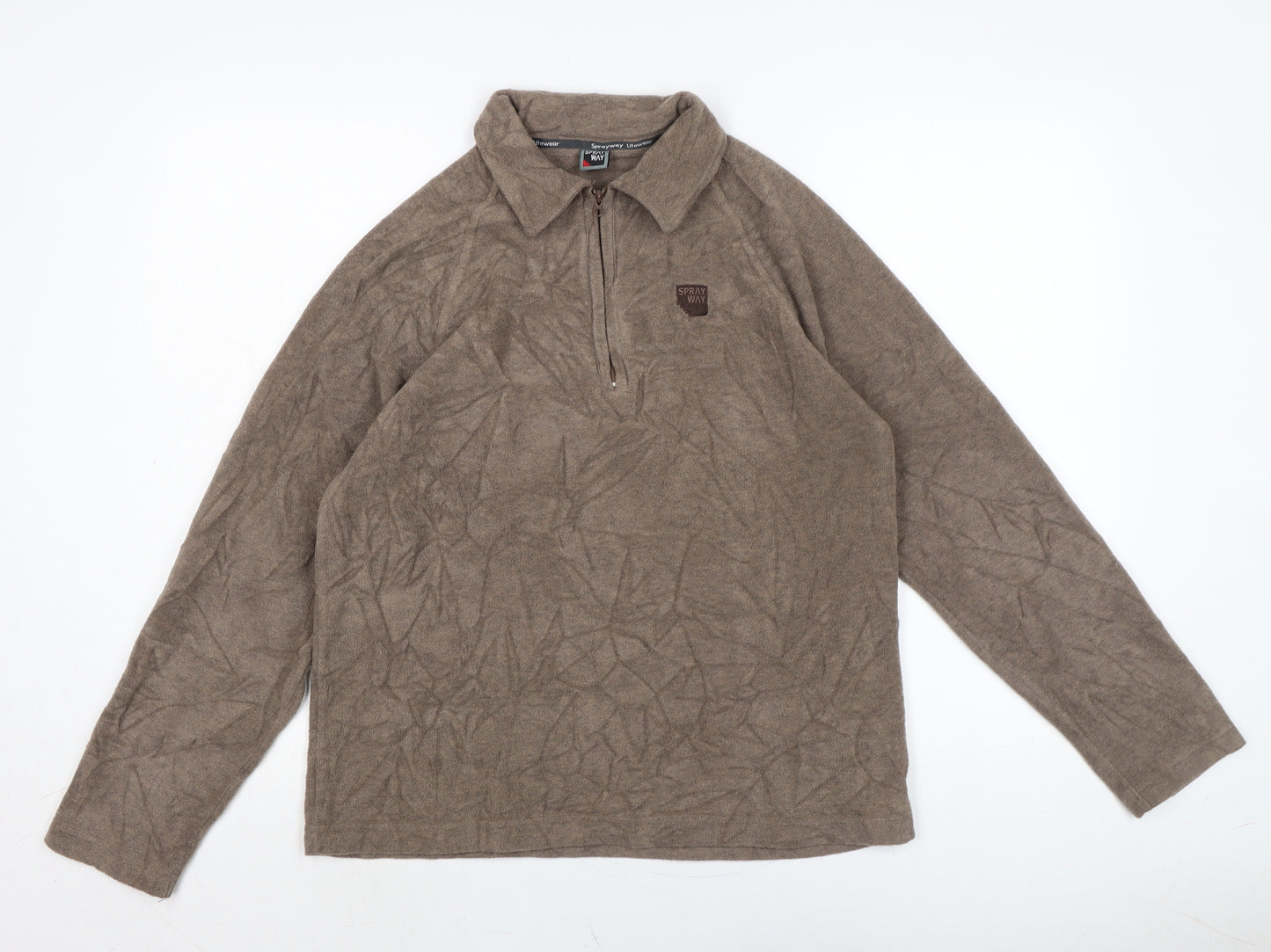 Sprayway Womens Brown Polyester Pullover Sweatshirt Size L