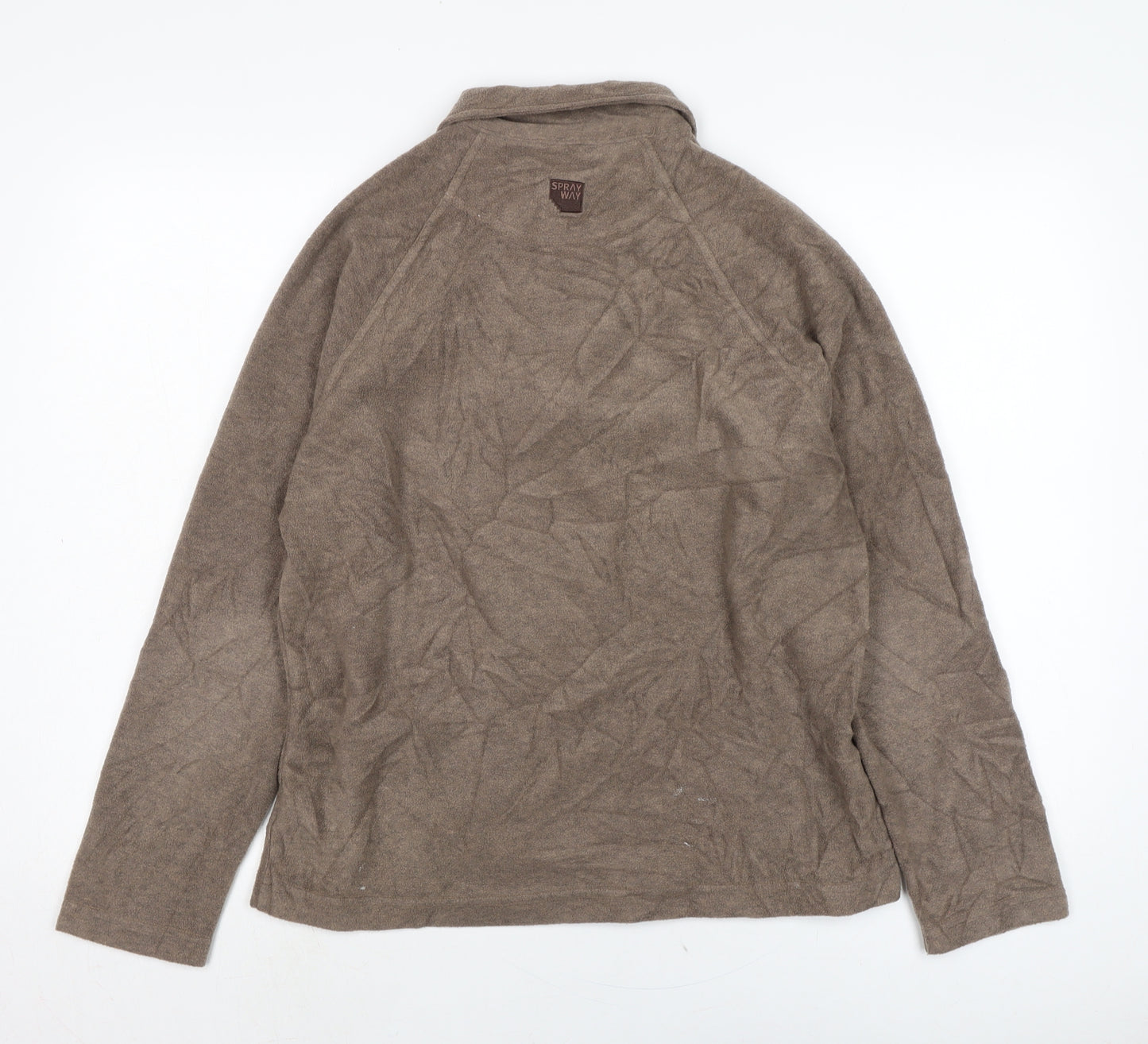 Sprayway Womens Brown Polyester Pullover Sweatshirt Size L