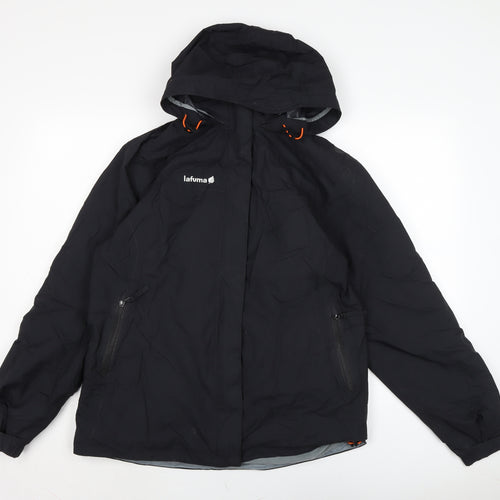 Lafuma Womens Black Anorak Coat Size L Zip