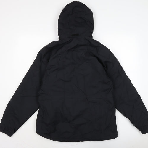 Lafuma Womens Black Anorak Coat Size L Zip