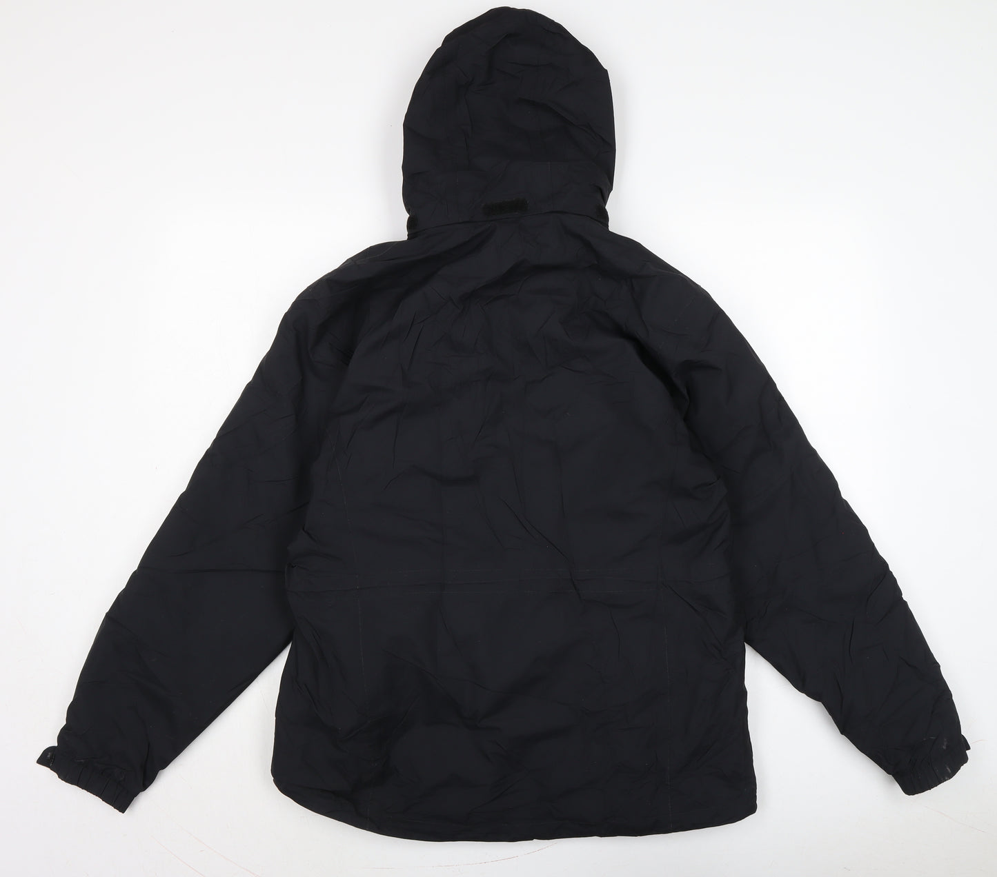 Lafuma Womens Black Anorak Coat Size L Zip