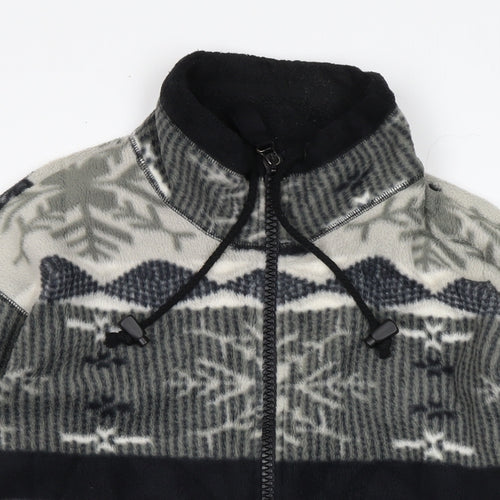 Marks and Spencer Womens Grey Jacket Size 12 Zip
