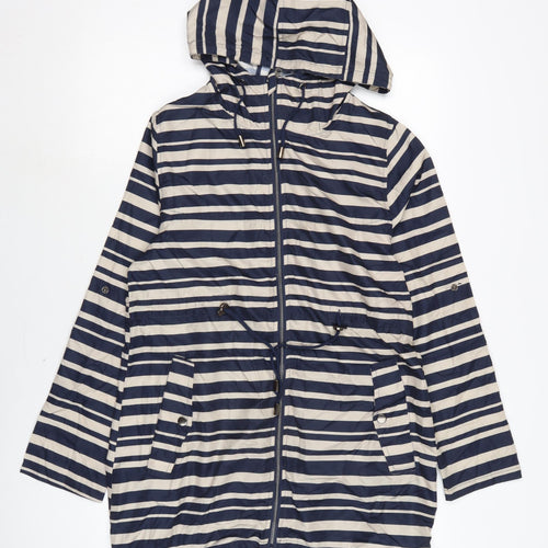 Atmosphere Womens Blue Anorak Jacket Size 8 Zip