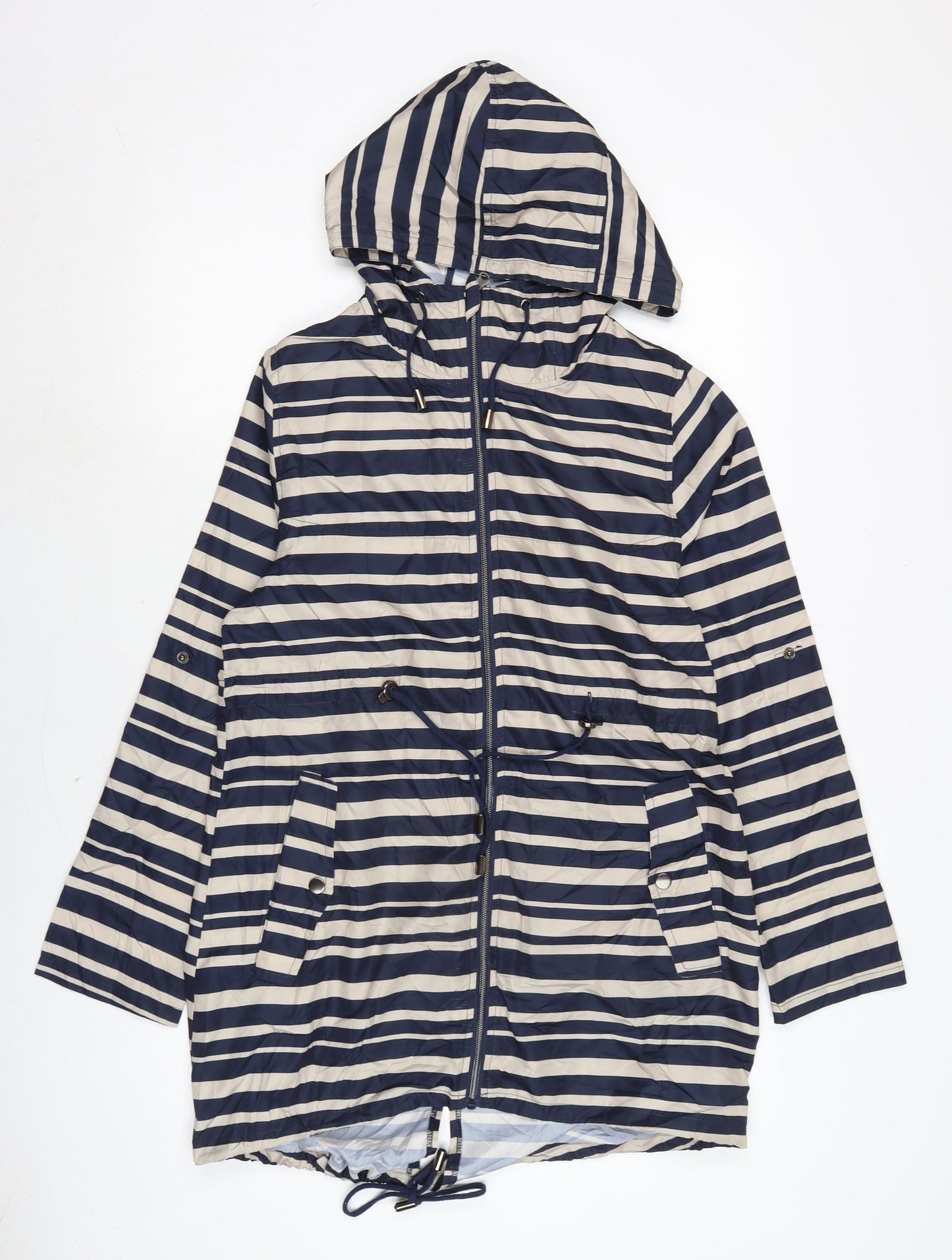 Atmosphere Womens Blue Anorak Jacket Size 8 Zip