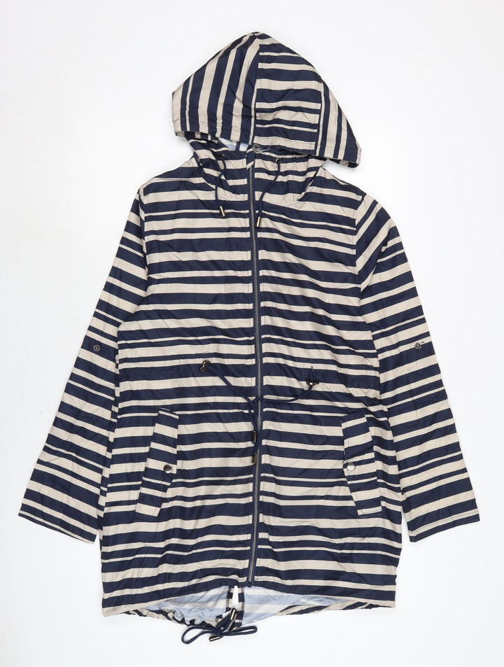 Atmosphere Womens Blue Anorak Jacket Size 8 Zip