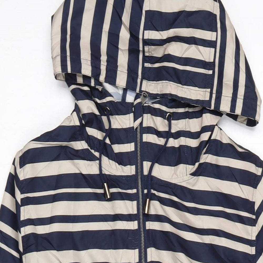 Atmosphere Womens Blue Anorak Jacket Size 8 Zip