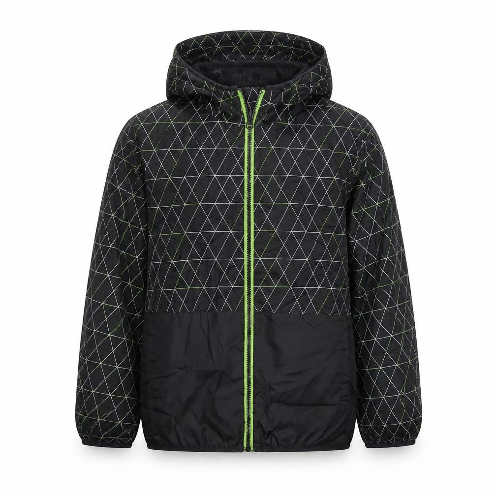 Urban Outwear Boys Black Rain Coat Coat Size 9-10 Years Zip