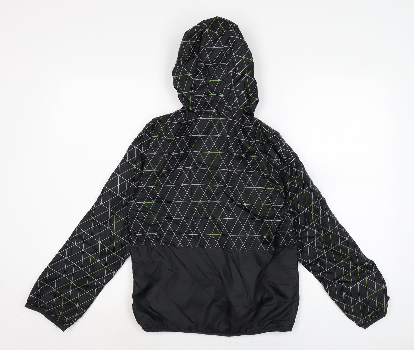Urban Outwear Boys Black Rain Coat Coat Size 9-10 Years Zip