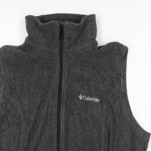 Columbia Womens Grey Gilet Waistcoat Size S Zip