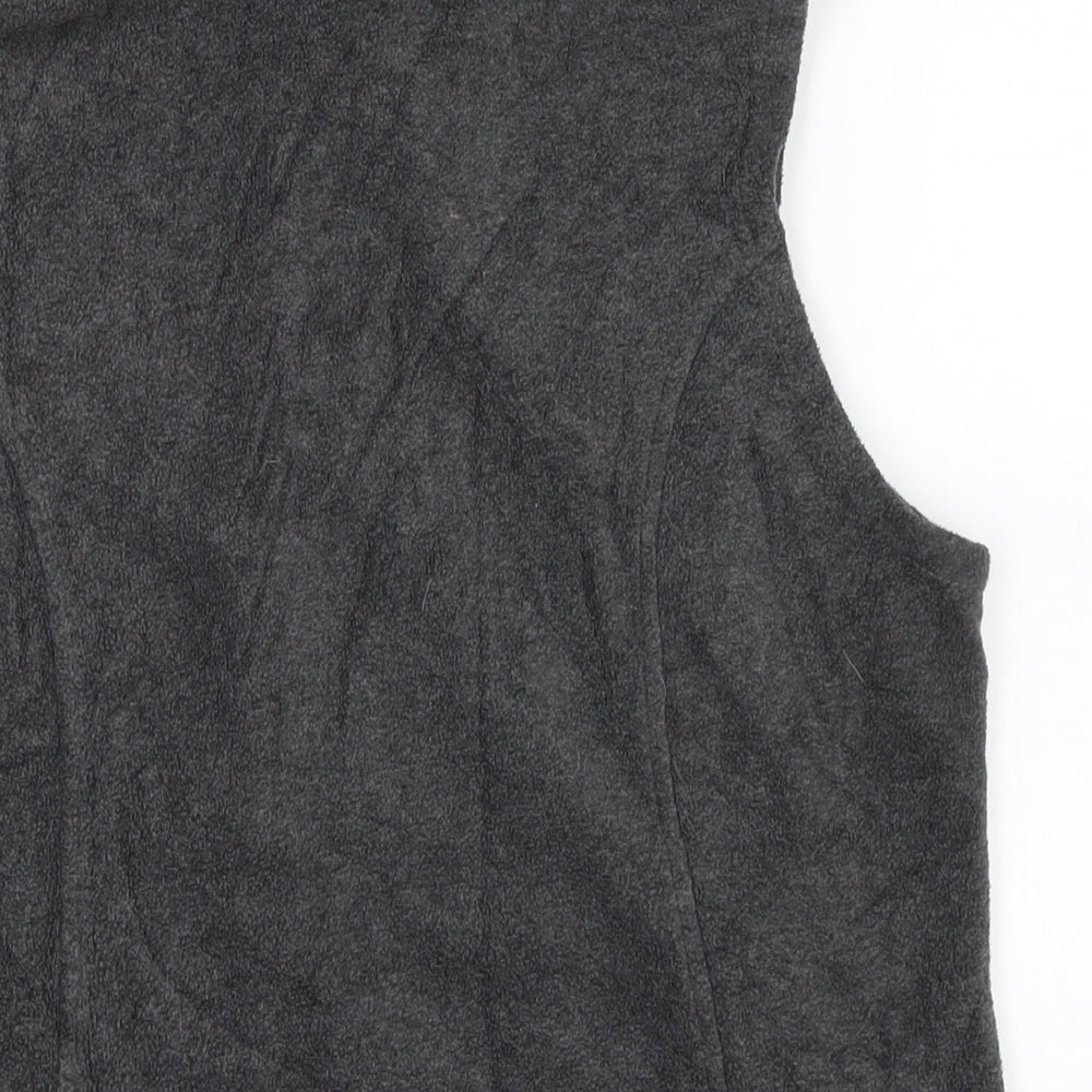 Columbia Womens Grey Gilet Waistcoat Size S Zip