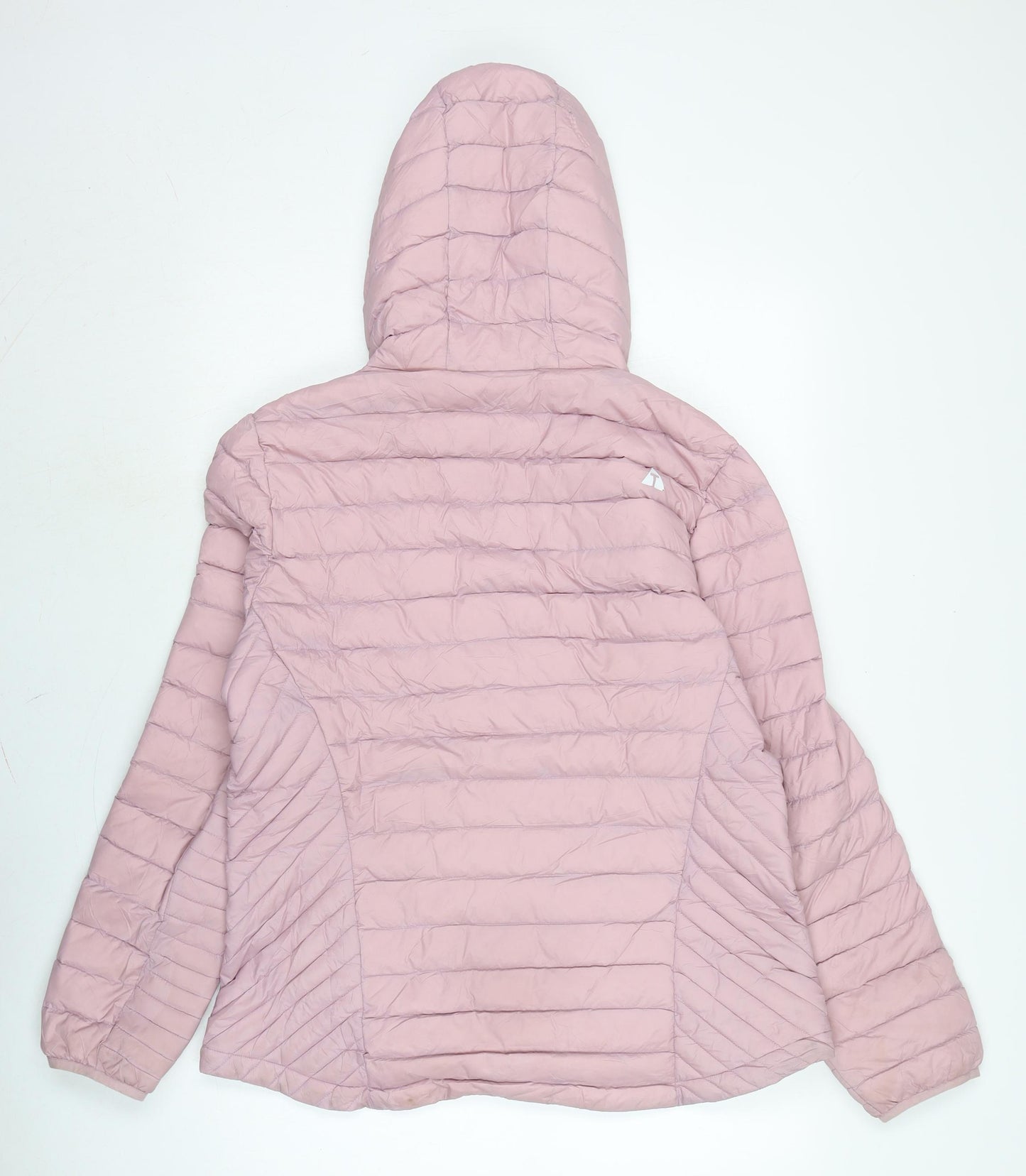 Technicals Womens Pink Quilted Jacket Size 14 Zip