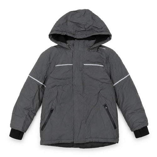 Urban Outwear Boys Grey Anorak Coat Size 7 Years Zip
