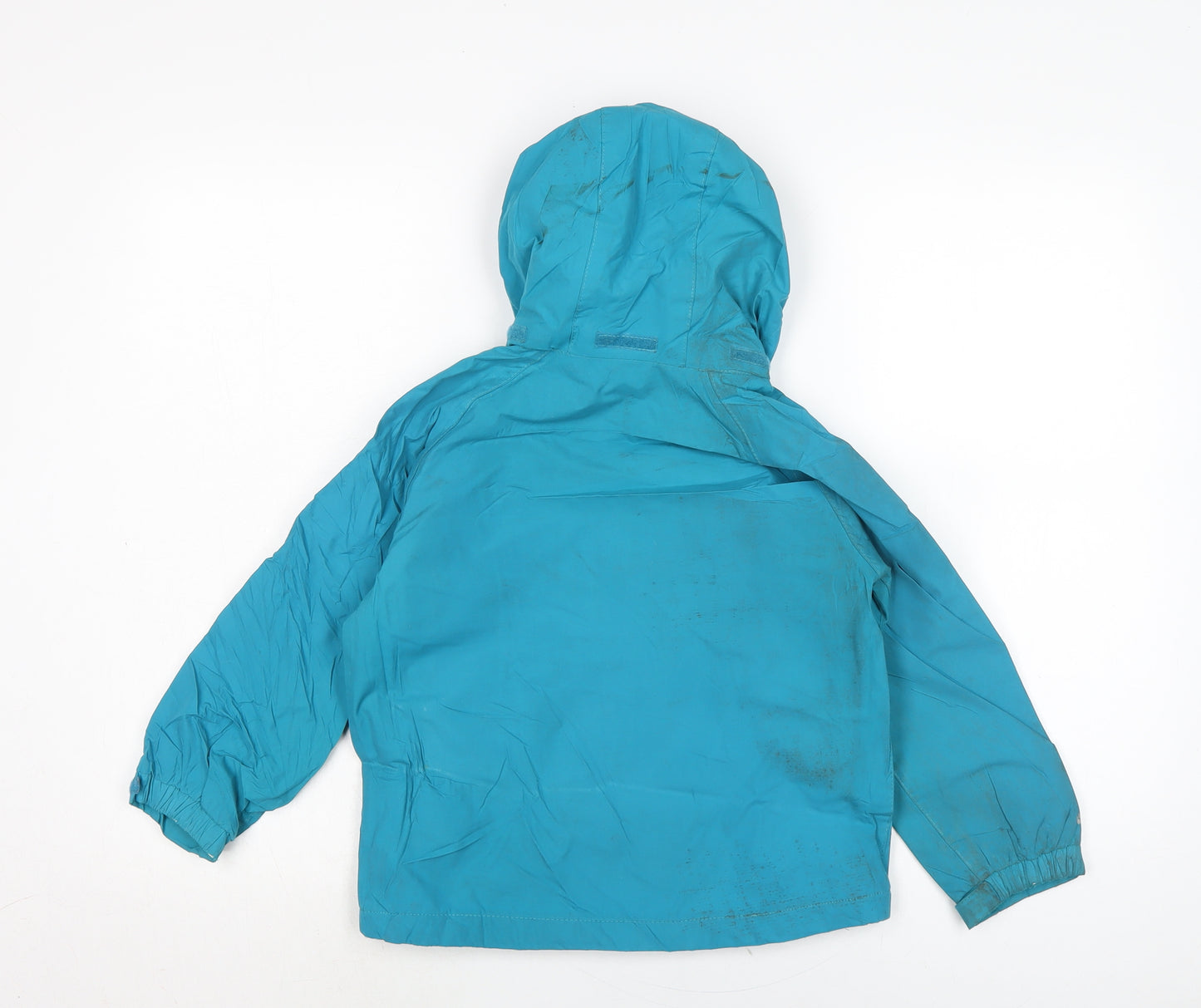 Regatta Girls Blue Anorak Coat Size 5-6 Years Zip