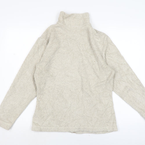 Marks and Spencer Womens Beige Jacket Size 14 Zip