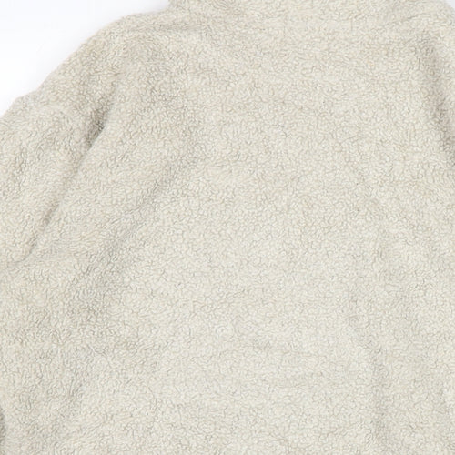 Marks and Spencer Womens Beige Jacket Size 14 Zip