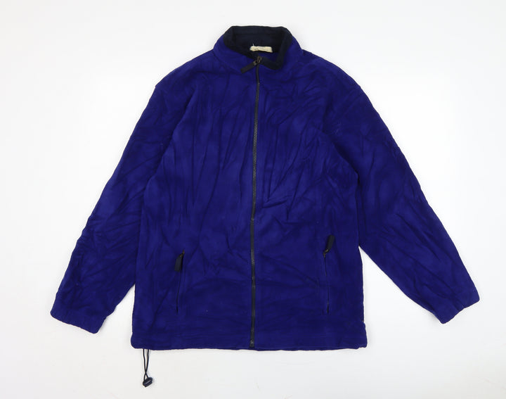 Marks and Spencer Womens Blue Jacket Size 14 Zip