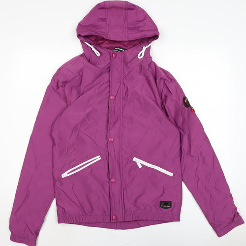 Growing star Womens Pink Anorak Jacket Size M Zip