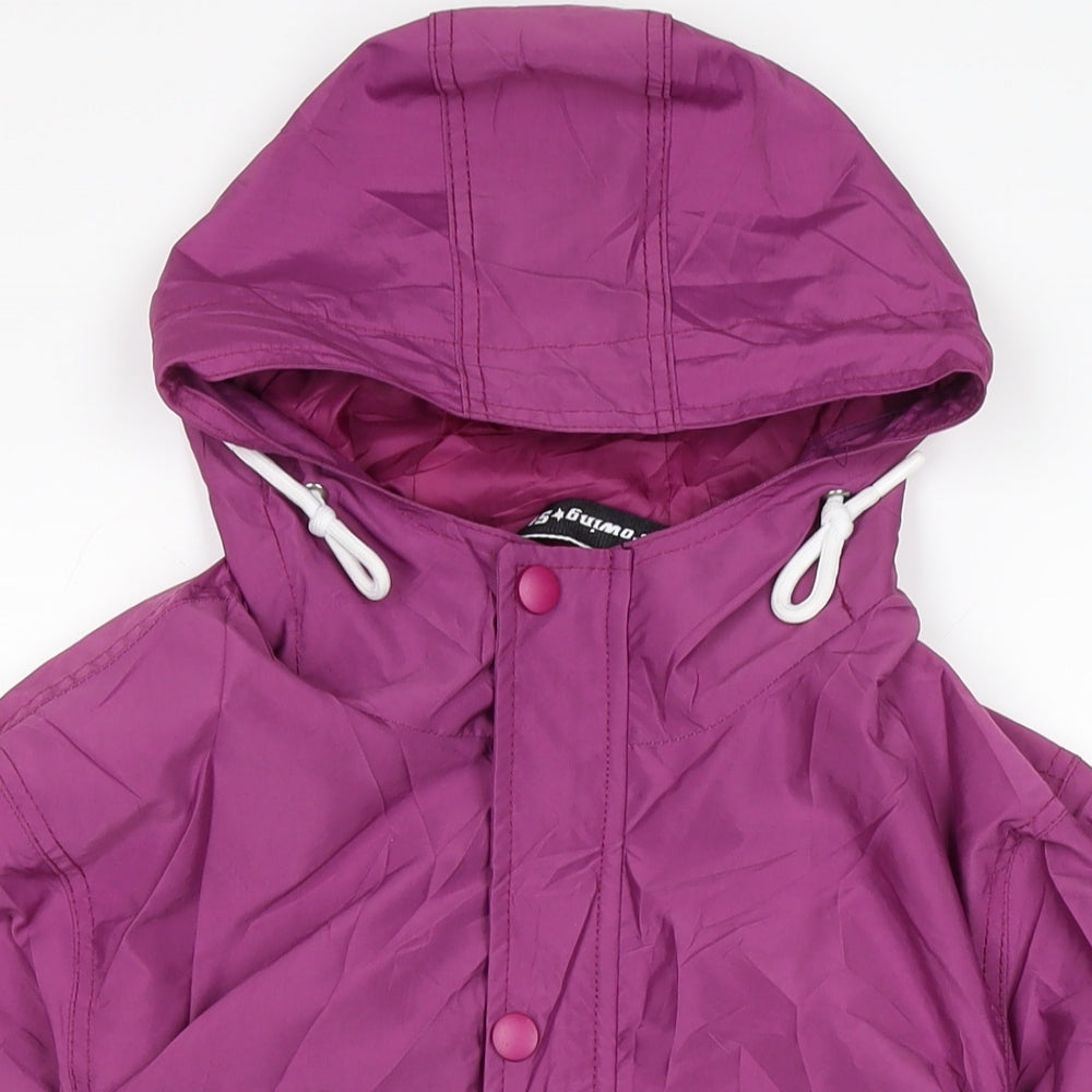 Growing star Womens Pink Anorak Jacket Size M Zip
