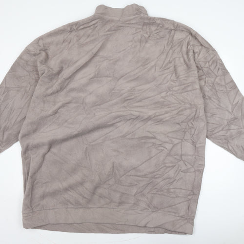 ASOS Mens Beige Polyester Pullover Sweatshirt Size 2XL