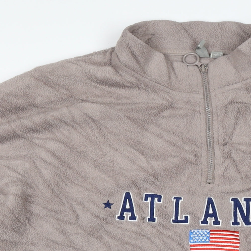 ASOS Mens Beige Polyester Pullover Sweatshirt Size 2XL