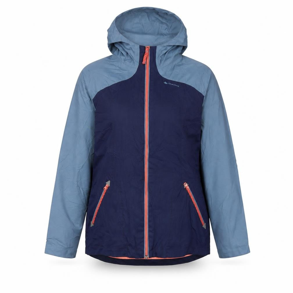 DECATHLON Girls Blue Anorak Coat Size 13-14 Years Zip