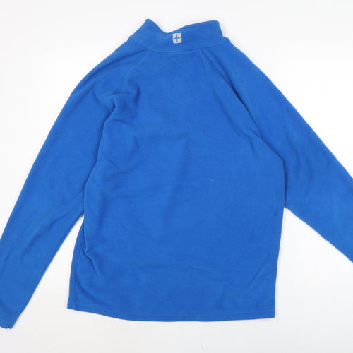Mountain Warehouse Mens Blue Polyester Pullover Sweatshirt Size S