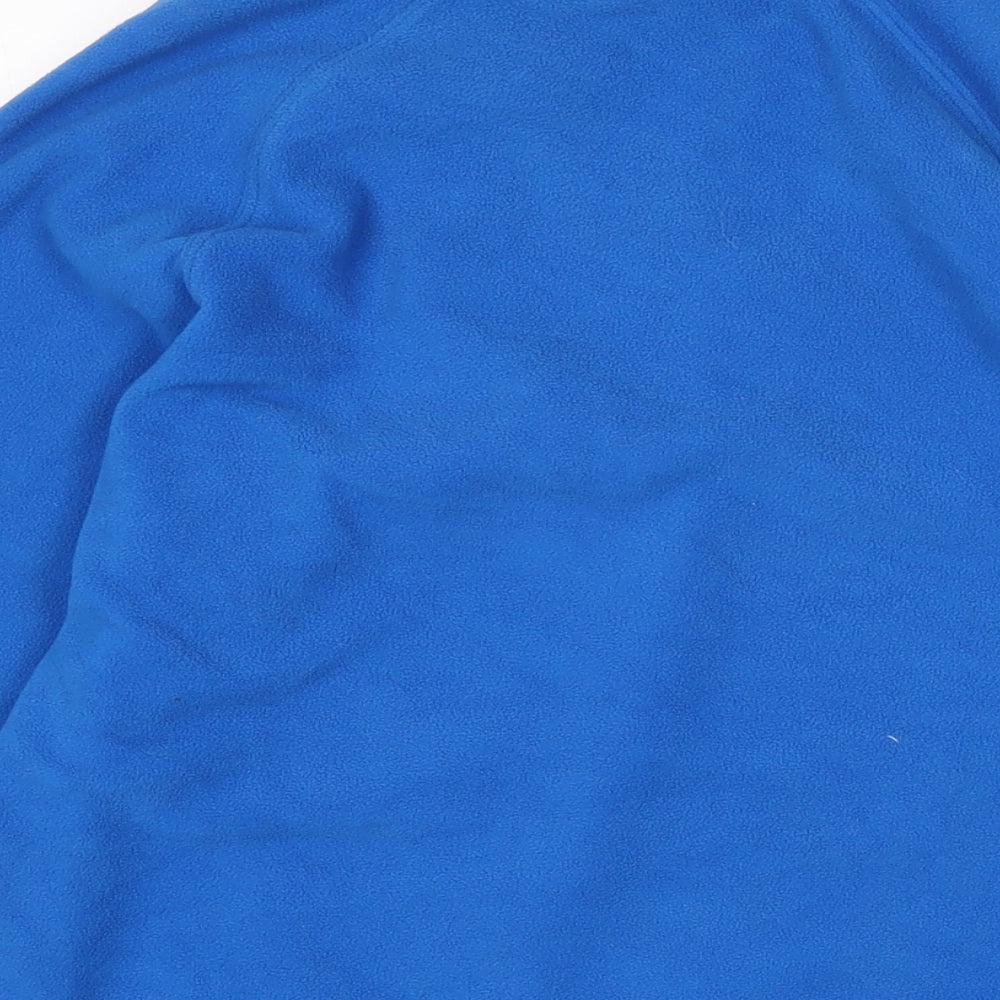 Mountain Warehouse Mens Blue Polyester Pullover Sweatshirt Size S