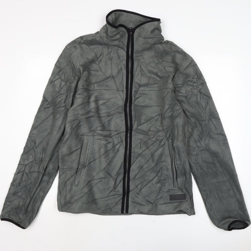 Bernard Weatherhill Mens Grey Jacket Size L Zip