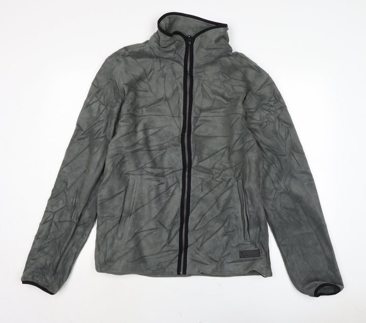 Bernard Weatherhill Mens Grey Jacket Size L Zip