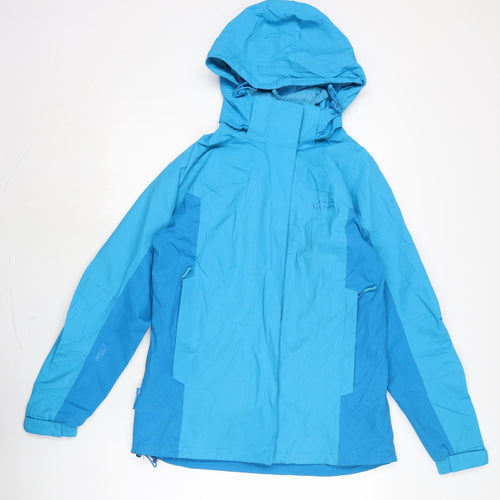 Mountain Life Womens Blue Anorak Coat Size 12 Zip