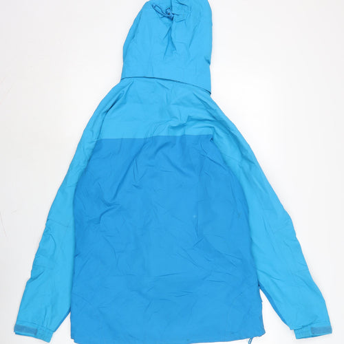 Mountain Life Womens Blue Anorak Coat Size 12 Zip