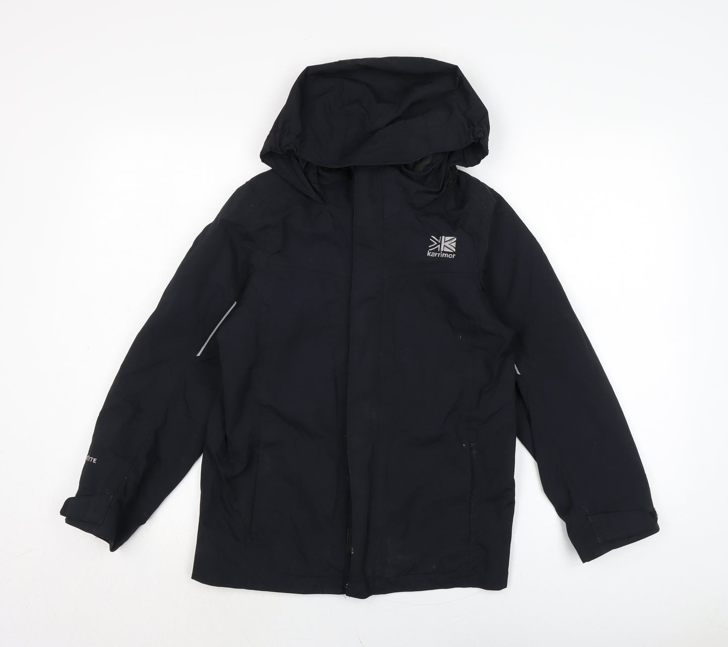 Karrimor Boys Black Anorak Jacket Size 11-12 Years Zip