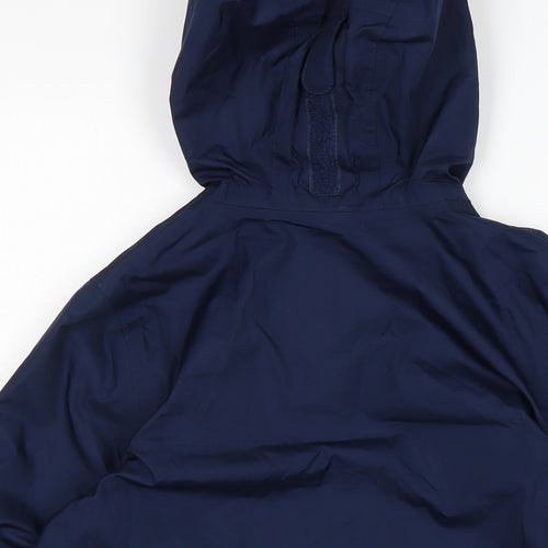 Decathalon Boys Blue Anorak Coat Size 10-11 Years Zip