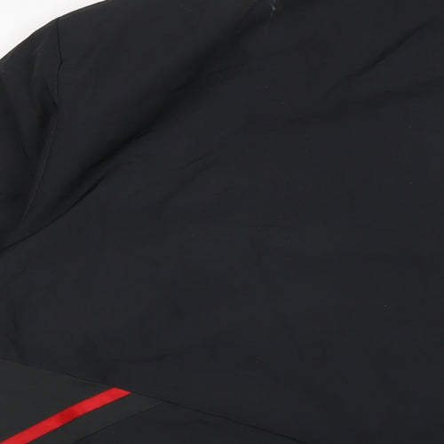 adidas Mens Black Bomber Jacket Jacket Size L Zip - Man united